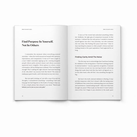 Mental Health Book: Break the Anxiety Circle