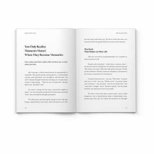 Mental Health Book: Break the Anxiety Circle